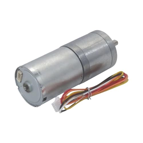 UDHBJEBQ JGA25-2430 DC-Getriebebürstenloser Motor 12~24V Elektromotor Anpassbar mit Bremsdrehzahlregelung BLDC-Motor Geräuscharm(700RPM_12V) von UDHBJEBQ