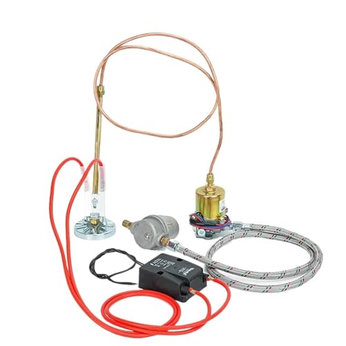 UDHBJEBQ ​​Komplettes Dieselbrenner-Zündsystem: Hochspannung, Zünder, Flammenstabilisator, elektromagnetische Pumpe for Schweröl(A Set Diesel 3.5GPH) von UDHBJEBQ