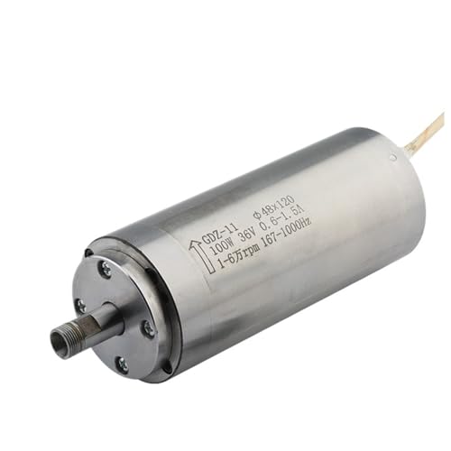 Wassergekühlter Motor 100 W GDZ-11 Platine 48 mm Perforiert Wassergekühlt Selbstkühlend 60000 U/min Gravurzubehör(Water cooling) von UDHBJEBQ