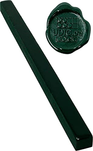 Siegellack Moosgrün - Bank - 1 Stange, 20 cm Siegellackstange Banklack grün dunkelgrün von UDIG