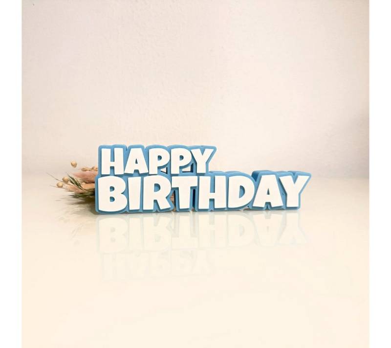 UDINGO Dekoobjekt Tischdeko Happy Birthday UDINGO Dekoobjekt Tischdeko Happy Birthday von UDINGO