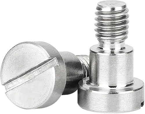 Klemmknopfschrauben, 20 Stück M2 Durchmesser 3 mm 304 Edelstahl Schlitzstopfen Positionierter Schaft Schulter Stufenschraube Stopfen Begrenzungsschraube Lagerschraube(3*M2*6mm) von UDJKSHAL