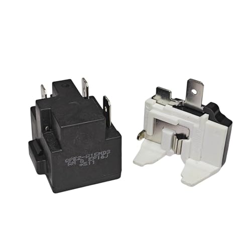 Überlastschutz for Kühlschrankkompressor, Starter + Schmetterlingsschutz, kompatibel mit Midea, Kühlschrank-Gefrierkompressor, PTC-Starter, QPE2-A15MD3, Überlast-Wärmeschutzrelais von DDQCNZPMY
