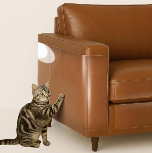 Kratzschutz Katze Tape 40cm x 3m Selbstklebend Kratzfolie Katzen Transparent Kratzfestes Sofa kratzmatte Katze Katze Kratzschutzfolie Kratzfesten Schutzfolie für Sofa Couch Wand Tür und Möbel von UDNUYFGZ