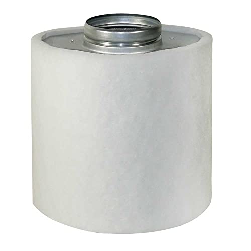 Udopea PRIMA Klima ECO-Line AKF Aktivkohlefilter, 160m³/h, Flansch Ø100mm, Weiß von UDOPEA