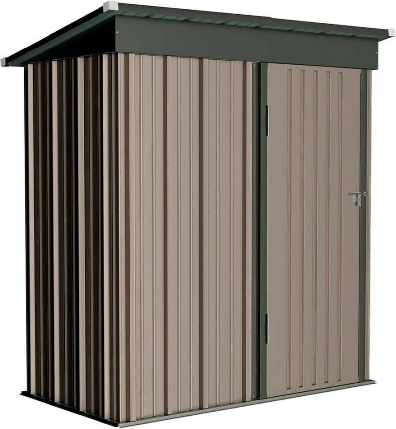 UDPATIO Gartenhaus Metall Gartenhaus 162x92x180cm für den Außenbereich, BxT: 92x162 cm von UDPATIO