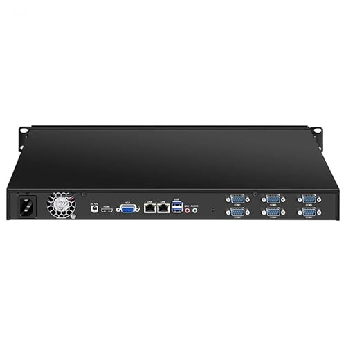 Firewall Hardware, OPNsense, VPN, Network Security Appliance, Router PC, AES-NI,1U Industrial Computer Intel i3 3217U, 2 x Intel Gigabit LAN /6xCOM/USB 3.0, 8GB RAM 128GB SSD von UDPTCP