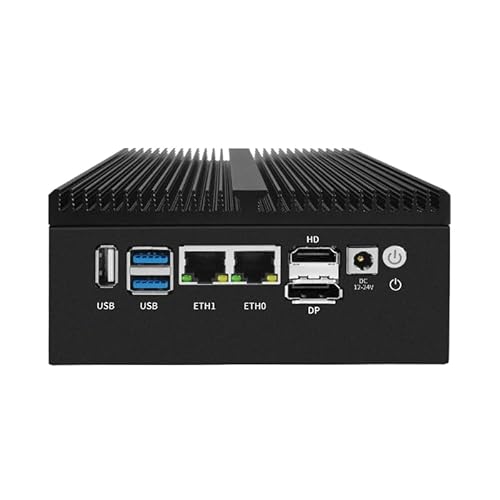 UDPTCP Micro Firewall, 2 x LAN i226-V 2,5 Gbe, lüfterloser Mini-PC-Prozessor N100 Quad Core, DDR5 1 M.2 kompatibel mit AES-NI Barebone Router PC VPN, HDMI DP, 4X10G SFP, 4GB RAM 64GB SSD UDPTCP Micro Firewall, 2 x LAN i226-V 2,5 Gbe, lüfterloser Mini-PC-Prozessor N100 Quad Core, DDR5 1 M.2 kompatibel mit AES-NI Barebone Router PC VPN, HDMI DP, 4X10G SFP, 4GB RAM 64GB SSD von UDPTCP