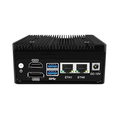 UDPTCP Micro Firewall Appliance, 2 x LAN i226-V 2,5 Gbe, lüfterloser Mini-PC-Prozessor N100 Quad Core DDR5 1 M.2 AES-NI Barebone Router PC VPN HDMI DP Extender 4 x M.2 4 GB RAM UDPTCP Micro Firewall Appliance, 2 x LAN i226-V 2,5 Gbe, lüfterloser Mini-PC-Prozessor N100 Quad Core DDR5 1 M.2 AES-NI Barebone Router PC VPN HDMI DP Extender 4 x M.2 4 GB RAM von UDPTCP