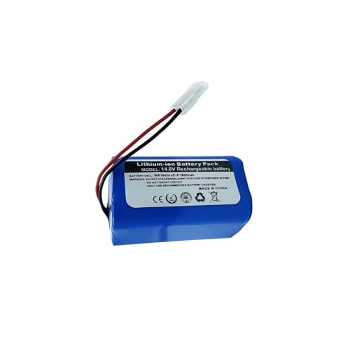 UDXVUXCX Roboter Staubsauger 14,8 V 18650 Ersatzbatterie H18650CH-4S1P, Kompatibel Mit MiJia, Roboter Staubsauger Essential G1 MJSTG1 SKV4136GL 2600 MAh Batteriezubehör(3500mAh) von UDXVUXCX