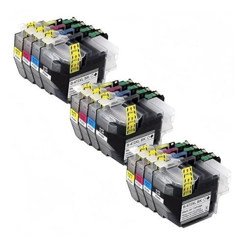 1set ~ 3set LC472XL 472 Tintenpatrone, kompatibel mit Brother MFC-J2340DW MFC-J3540DW MFC-J3940DW Drucker(LC472XL 3set) von UDXZAIJQ