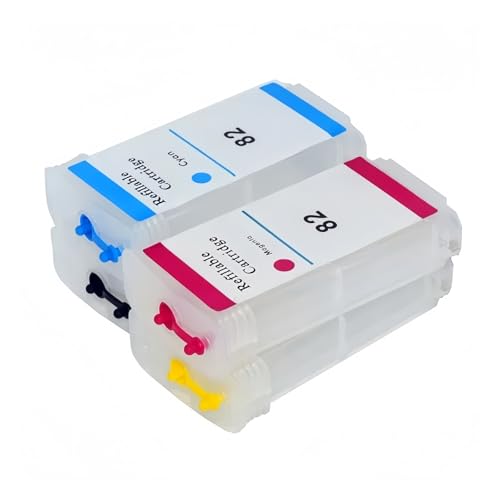 69 ml 130 ml HP10 82 nachfüllbare Tintenpatrone mit Ciss-Chip, kompatibel mit HP Designjet 510 500 800 500Ps 800Ps 510ps Plus-Drucker(H500 130ML) von UDXZAIJQ
