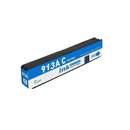 913A 913 A Kompatible Tintenpatrone for HP913A, kompatibel mit HP Pagewide 352dw 377dw 477dw P55250dw P57750dw Drucker(C 1PCS) von UDXZAIJQ