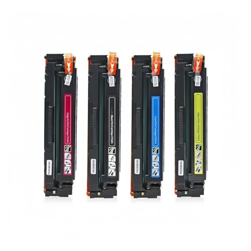 Drucker-Farbtoner CF400A CF401A CF402A CF403A 201A Tonerkartusche, kompatibel mit HP Laserjet Pro M252 M252dw M277n M252N M277dw M 274n(Color BK C M Y) von UDXZAIJQ