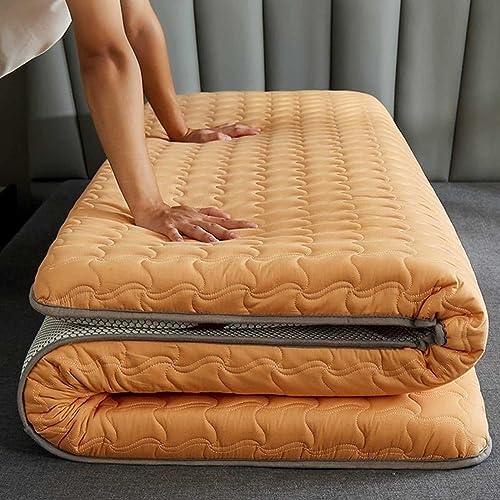 Doppelte Einstöckige Matratze Japanisch, Lammwolle-Matratze, Klappmatratze Für Studentenwohnheime, Futon-Matratze, Natürliche Tatami-Faltbettwäsche (Color : A, Size : 120x200cm(47 * 79inch)) von UE-MAOLU