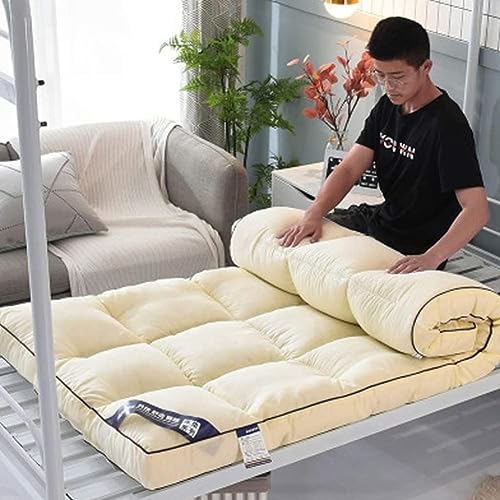 Matratzen Verdickte Futon-Matratzen, Bodenmatratze Weiche Faltbare tragbare Matratze, Einzel-Doppel-Japanische Futons, Japanische Tatami-Rollmatten-Faltmatratze (Color : C, Size : 120x200cm) von UE-MAOLU