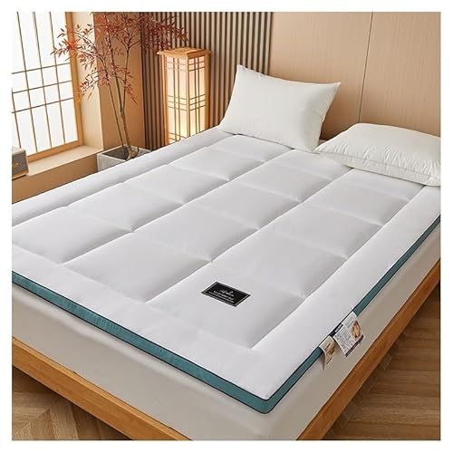 Matratzenauflage Für Einzel-/Twin-/Queensize-/Kingsize-Betten, Japanische Futon-Matratze, Superweiche Schlafunterlage Für Den Boden, Faltbare Bodenmatratze Für Camping Und Gäste UE-MAOLU(White,150*200 Matratzenauflage Für Einzel-/Twin-/Queensize-/Kingsize-Betten, Japanische Futon-Matratze, Superweiche Schlafunterlage Für Den Boden, Faltbare Bodenmatratze Für Camping Und Gäste UE-MAOLU(White,150*200 von UE-MAOLU