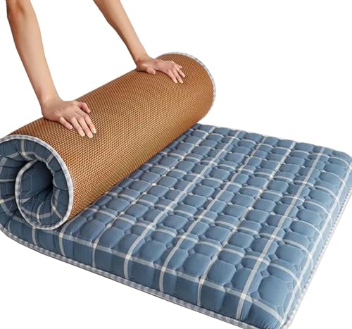 UE-MAOLU Japanische Tatami-Matte, Weiche Tragbare Isomatte, Futon-Matratze, Faltbar Und Einzel- Oder Doppel-Gästematratze, Geeignet Für Den Einsatz Auf Dem Boden, Sofabetten (E,100 * 200cm) von UE-MAOLU