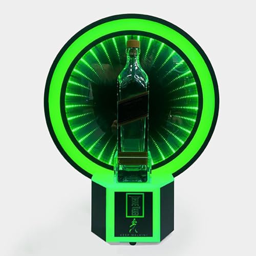 UE-MAOLU LED-beleuchtete Spirituosenflaschen-Ausstellung, Acryl-Home-Bar-Getränke, Kommerzielle Beleuchtungsregale, Aufladbare LED-Weinflaschen-Aufbewahrungsbox Für Nachtclub/privat von UE-MAOLU