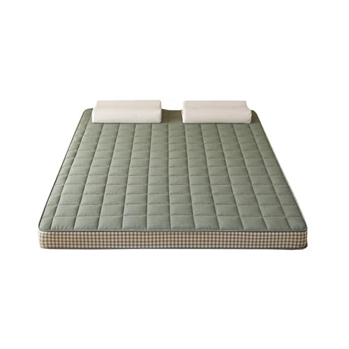 UE-MAOLU Latex-Tatami-Matratze, Japanische Futon-Bodenmatte, Bequemer, Tragbarer, Weicher Und Atmungsaktiver Schlafsack Für Campinggäste Zu Hause (Green,150 * 200cm) von UE-MAOLU