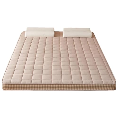 UE-MAOLU Latex-Tatami-Matratze, Japanische Futon-Bodenmatte, Bequemer, Tragbarer, Weicher Und Atmungsaktiver Schlafsack Für Campinggäste Zu Hause (Pink,120 * 190cm) von UE-MAOLU