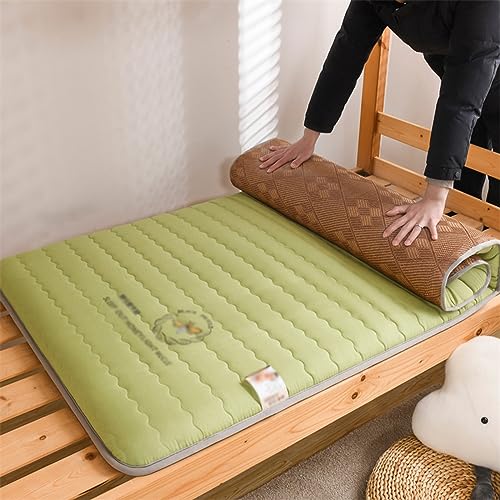 UE-MAOLU Starke warme Futon-Matratze, Doppel Einzel Japanische Bodenmatratze,Tatami-Matte Schlafpolster Faltbare Rollmatratze (Color : D, Size : 90x190cm(35 * 74in)) von UE-MAOLU