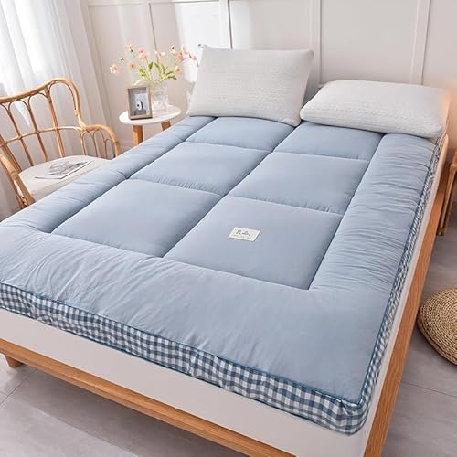UE-MAOLU Tatami-Matte Isomatte Japanische Bodenmatratze Weiche Hautfreundliche Futon-Matratze Faltbare Thai-Massagebett Matratzen Atmungsaktive Camping-Matratze Für Gästereise (10,180 * 200cm) von UE-MAOLU