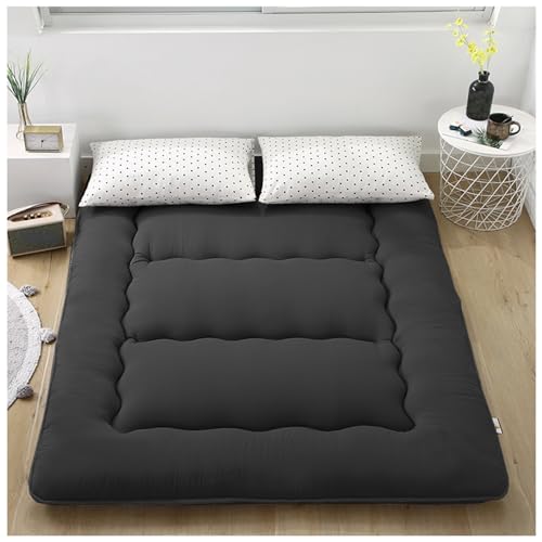 UE-MAOLU Traditionelle Japanische Tatami-Matratze, 4 Zoll Futon-Matratze, Bodenmatte Aus 100% Baumwolle, Tragbare Roll-Up-Isomatte, Gäste-Isomatte Und Campingbett A,0.9 * 2m(35 * 78in) von UE-MAOLU