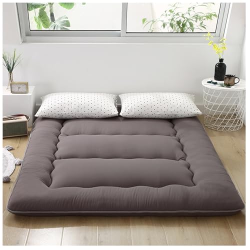 UE-MAOLU Traditionelle Japanische Tatami-Matratze, 4 Zoll Futon-Matratze, Bodenmatte Aus 100% Baumwolle, Tragbare Roll-Up-Isomatte, Gäste-Isomatte Und Campingbett C,0.9 * 2m(35 * 78in) von UE-MAOLU