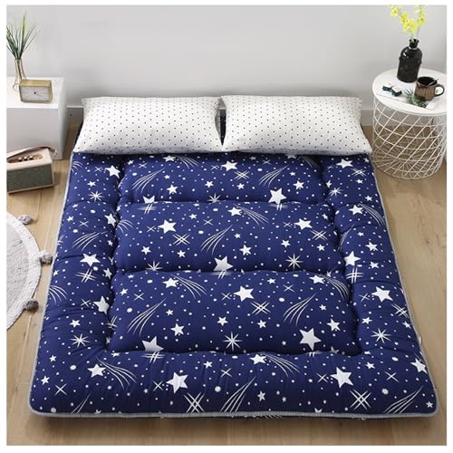 UE-MAOLU Traditionelle Japanische Tatami-Matratze, 4 Zoll Futon-Matratze, Bodenmatte Aus 100% Baumwolle, Tragbare Roll-Up-Isomatte, Gäste-Isomatte Und Campingbett F,1.8 * 2m(70 * 78in) von UE-MAOLU