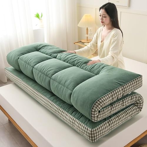 UE-MAOLU Ultradicke Matratze Im Japanischen Stil, 4 Zoll Extra Dickes Futon-Sofa-Couch-Bett, Tatami-Matte, Isomatte, Faltbares Roll-up-Futon-Bodenbett Für Campingausflüge, Gästezimmer (C,100x200cm) UE-MAOLU Ultradicke Matratze Im Japanischen Stil, 4 Zoll Extra Dickes Futon-Sofa-Couch-Bett, Tatami-Matte, Isomatte, Faltbares Roll-up-Futon-Bodenbett Für Campingausflüge, Gästezimmer (C,100x200cm) von UE-MAOLU