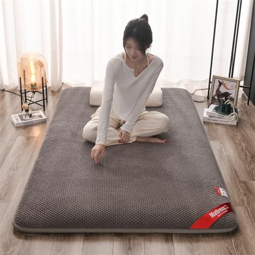 Verbesserte Japanische Bodenmatratze, Faltbare Matratze, Futon-Schlafsofa, Einzel-Klappbodenmatratze, Bodenbett-Gästematratze, Tragbare Und Faltbare Campingmatratze ( Color : B , Size : 100x200cm ) von UE-MAOLU