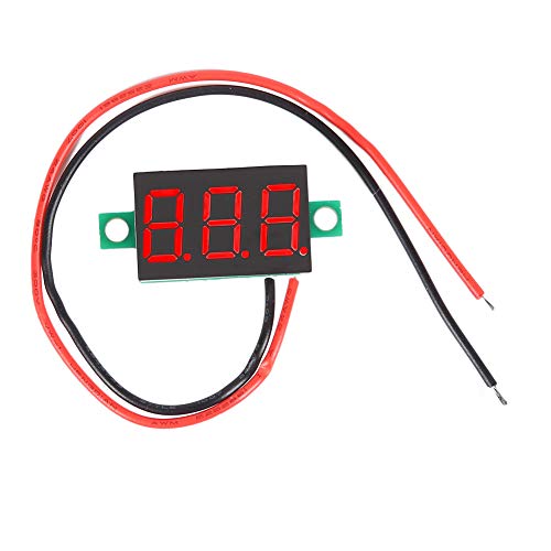 0,36 Zoll DC4V-40V Digital Voltmeter Meter Messer Messgerät Tester (Rot) von UEB