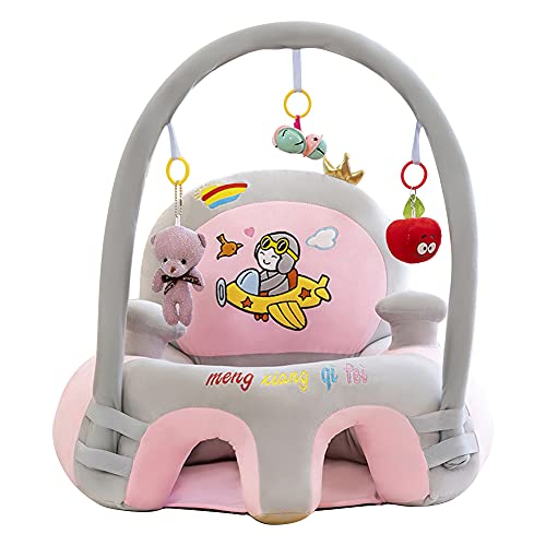 Cartoon Baby Plüsch Stuhl Sofa Infant Learning Sitz Stuhl Baby Spielzeug Support Sitz Training Stützfütterung keine Füllung (W) von UEB
