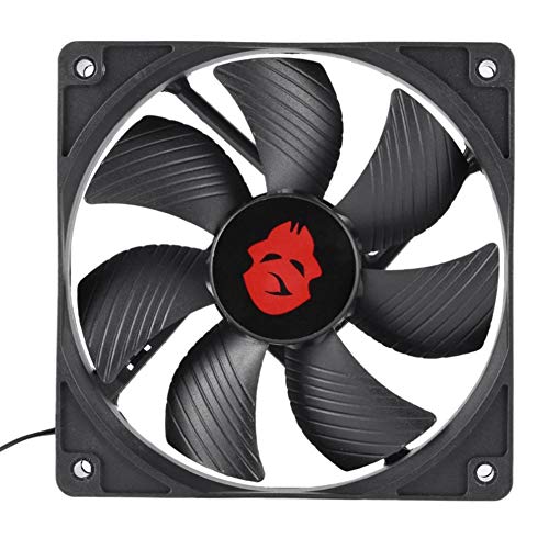 UEB 12 cm 4Pin Hochgeschwindigkeit PC Gehäuselüfter 12V Luftvolumen Computer PC Gehäuse Kühler Lüfter von UEB