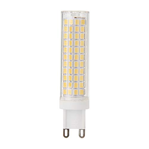 UEB G9 LED Lampe Warmweiß 15W 1500 Lumen 2835SMD 220V 360 Beam Dimmbar Glühlampe Maislicht Kronleuchter Keramik Ersatz Für Halogenlampe (Warmweiß) von UEB