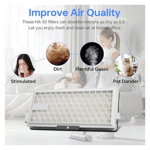 Airclean 50 Filterersatz, Kompatibel Mit Active, SF-HA50 S4 S5 S6 S8 S8000 S8999 S6000, Kompatibel Mit Complete, C2 C3 Staubsaugerfilter Airclean 50 Filterersatz, Kompatibel Mit Active, SF-HA50 S4 S5 S6 S8 S8000 S8999 S6000, Kompatibel Mit Complete, C2 C3 Staubsaugerfilter von UEDBKCUJ