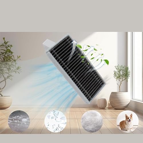 Hauptbürstenfilter-Rollenmopp, Kompatibel Mit Ecovacs, X9 Pro Omni von UEDBKCUJ