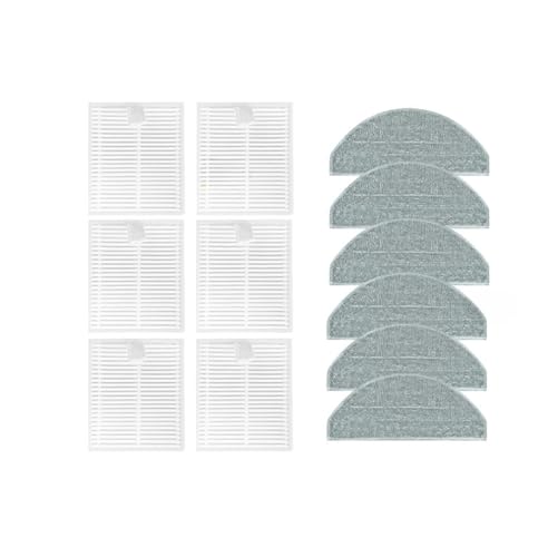 Rollen-Seitenbürste, Hepa-Filter, Wischtuch, Staubbeutel, Kompatibel Mit Cecotec, Kompatibel Mit Conga, 7490 Ultimate Genesis, 7490 Ultimate Home Parts, Staubsauger-Ersatzteile(11set) von UEDBKCUJ