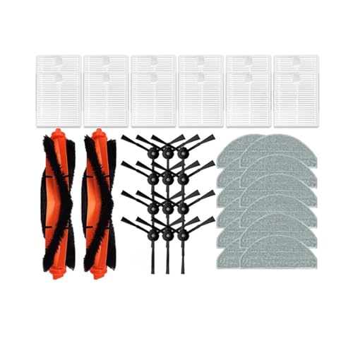 Rollen-Seitenbürste, Hepa-Filter, Wischtuch, Staubbeutel, Kompatibel Mit Cecotec, Kompatibel Mit Conga, 7490 Ultimate Genesis, 7490 Ultimate Home Parts, Staubsauger-Ersatzteile(21set) von UEDBKCUJ