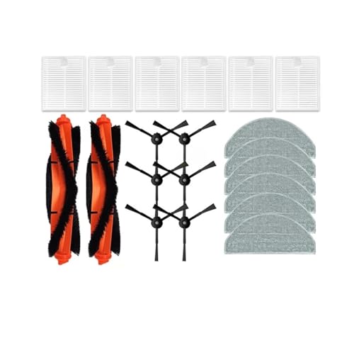 Rollen-Seitenbürste, Hepa-Filter, Wischtuch, Staubbeutel, Kompatibel Mit Cecotec, Kompatibel Mit Conga, 7490 Ultimate Genesis, 7490 Ultimate Home Parts, Staubsauger-Ersatzteile(23set) von UEDBKCUJ
