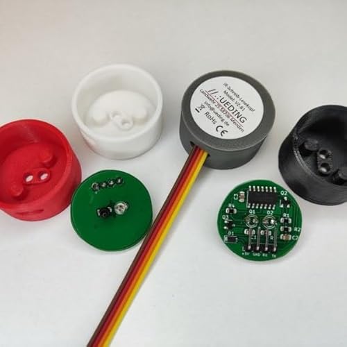 UEDING IR Schreib Lesekopf original TTL Volkszähler/Smart Meter, Mikrocontroller-Modul (Rot) von UEDING