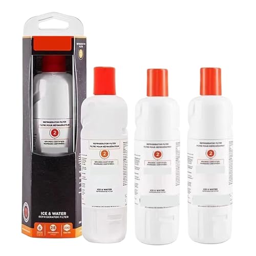 UEIUTEHD Kühlschrank-EIS- Und Wasserfilter, Kompatibel Mit Whirlpool, 2 Every Drop-Elemente W10413645A WRF989SDAB EDR2RXD1(3pcs) von UEIUTEHD
