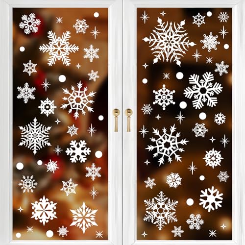 Schneeflocken Fensterbilder Weihnachten groß Selbstklebend Weihnachtsdeko Fenster, 155 XXL Fensteraufkleber Weihnachten Weihnachts Fensterbilder Schneeflocke Fensterbild Weihnachten Winter Fensterdeko Schneeflocken Fensterbilder Weihnachten groß Selbstklebend Weihnachtsdeko Fenster, 155 XXL Fensteraufkleber Weihnachten Weihnachts Fensterbilder Schneeflocke Fensterbild Weihnachten Winter Fensterdeko von UEOTO