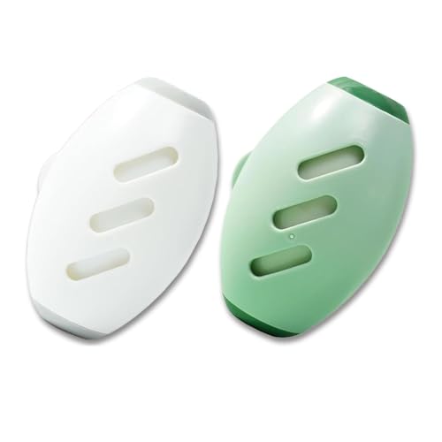 2 Stück Wiederverwendbare Fusselrolle, Reusable Lint Roller Mini Fusselrolle Gel Tragbar Fusselroller Waschbare Klebriger Gel Ball für Unterwegs für Kleidung Sofas Haare Staub von UEPOA