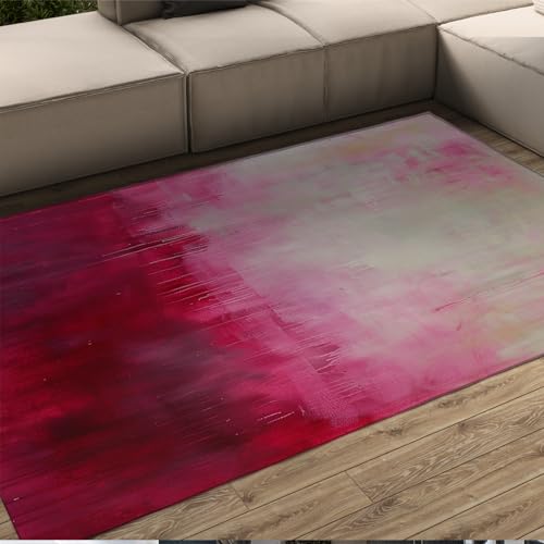 UERWOWELL Abstrakte Farbe Teppiche Schlafzimmer Wohnzimmer Küche Teppich Teppich Mark Rothko Stil Fußmatte Waschbare Eingangsmatten 180x270cm von UERWOWELL