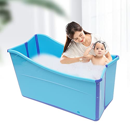 UESUENYENS Faltbare Badewanne, 39 zoll freistehend badewanne für baby erwachsene, Spa-Badewanne Bad Wanne, Klappbadewanne für dusche, Ideal für das kleines Badezimmer,Blau UESUENYENS Faltbare Badewanne, 39 zoll freistehend badewanne für baby erwachsene, Spa-Badewanne Bad Wanne, Klappbadewanne für dusche, Ideal für das kleines Badezimmer,Blau von UESUENYENS