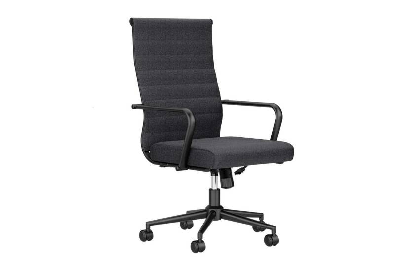 UEV Bürostuhl Drehstuhl mit Rollen, Schreibtischstuhl Ergonomisch (Gepolstert Kunststoff, 50 x 60 x 100cm), Wippfunktion, Höhenverstellbar, Modern von UEV