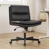 Bürostuhl ohne Armlehnen,Schreibtischstuhl Ergonomisch,Drehstuhl mit Rollen,für Schneidersitz,Höhenverstellbarer Rollsessel, mit bequemer verdicktem Bürostuhl ohne Armlehnen,Schreibtischstuhl Ergonomisch,Drehstuhl mit Rollen,für Schneidersitz,Höhenverstellbarer Rollsessel, mit bequemer verdicktem von UEV