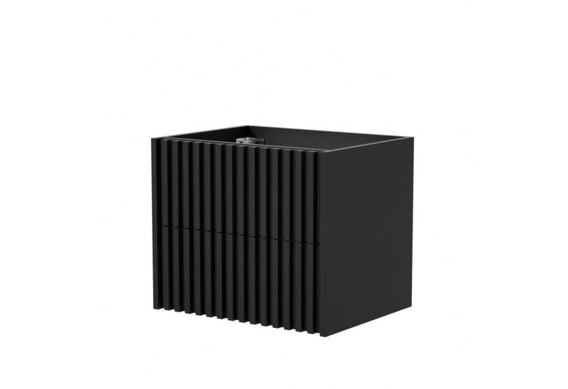 UEV Unterschrank Waschtischunterschrank mit Schubladen Lamellen Badezimmerschrank Badezimmmer Schrank für Gäste WC von UEV